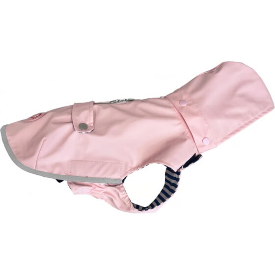 Imperméable Saint-Malo ROSE pour Chien, Protection élégante contre la pluie