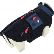 Pull bouclette pour chien bleu