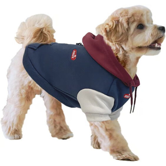 Sweat à capuche bleu pour chien