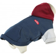 Sweat à capuche bleu pour chien