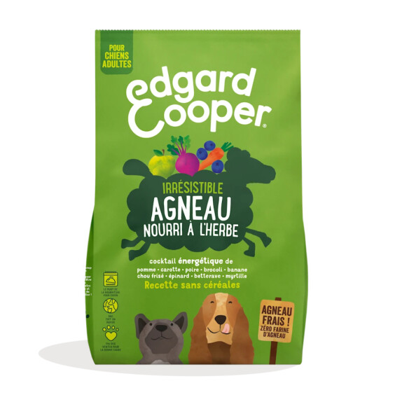 Edgard & Cooper Croquettes sans céréales pour chien à l'agneau frais nourri à l'herbe