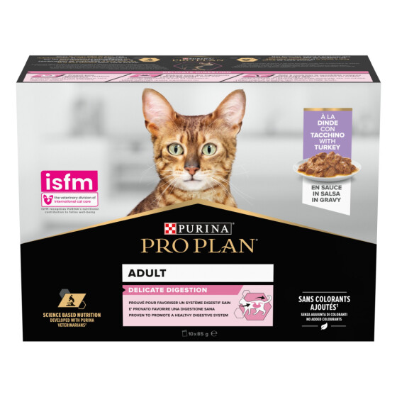 PRO PLAN Sachet fraicheur pour chat Sterilised delicate dinde