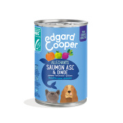 Edgard & Cooper Pâtée sans céréales pour chien saumon & dinde 400 g