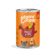 Edgard & Cooper Pâtée sans céréales chien - poulet & Dinde 400 g