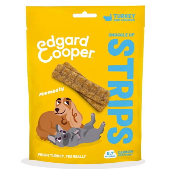 Edgard & Cooper Friandises sans céréales Stick à la dinde et au poulet 75 g