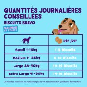 Biscuits pour chien sans céréales Saumon et Poulet