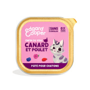 Edgard & Cooper Pâtée pour chaton sans céréales canard et dinde 85 g