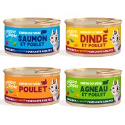 Pack Mixte Morceaux en Sauce sans céréales pour Chat Adulte