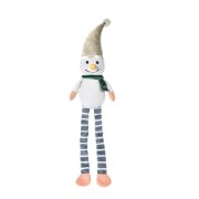 Peluche de Noël pour chien bonhomme de neige XXL 80cm