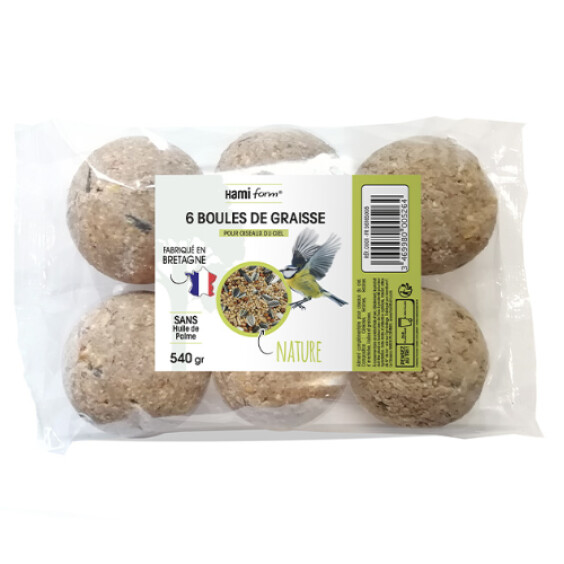 Hami Form Boules de Graisse Nature x6