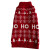 Pull Noël rouge pour chien – déguisement tricoté festif