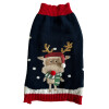 Pull Noël pour chien brodé Rennes Mon Ami Luki