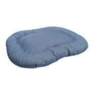 Coussin soft 2 en 1 bi-matière bleu Mon Ami Luki