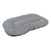 Coussin soft 2 en 1 bi-matière marron Mon Ami Luki
