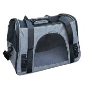 Sac de transport 600D gris pour chien & chat