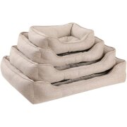 Panier rectangulaire soft antidérapant beige