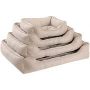 Panier rectangulaire soft antidérapant beige