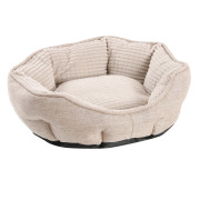 Panier ovale soft antidérapant beige pour chien Mon Ami Luki