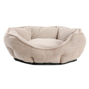 Panier ovale soft antidérapant beige pour chien Mon Ami Luki