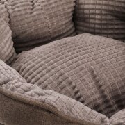 Panier ovale soft antidérapant pour chien & chat marron