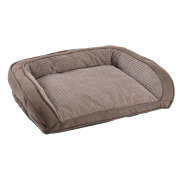 Sofa soft antidérapant pour chien marron Mon Ami Luki