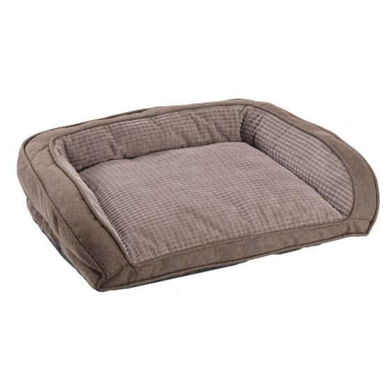 Sofa soft antidérapant pour chien marron Mon Ami Luki