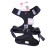 Harnais textile réglable pour chien noir Mon Ami Luki