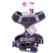 Harnais textile réglable pour chien gris Mon Ami Luki