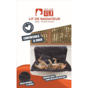 Hamac lit de radiateur pour chat gris Mon Ami Luki