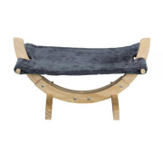 Lit hamac bois & tissus – 29×57×31 cm