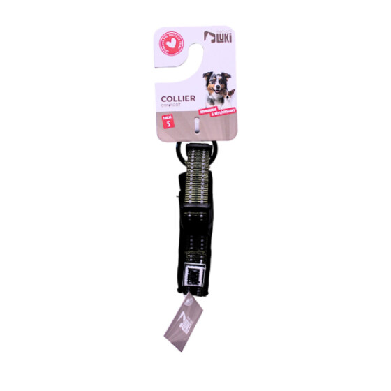 Collier réfléchissant pour chien kaki Mon Ami Luki