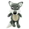 Jouet chien peluche loup avec squeaker 15 cm Bubimex