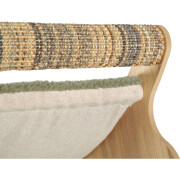 Chaise longue avec griffoir pour chat Boréal en bois FSC