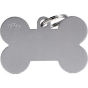 Médaille os personnalisable grise MyFamily