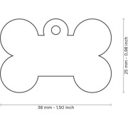 Médaille os chrome personnalisable