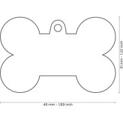 Médaille os chrome personnalisable MyFamily