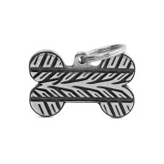 Médaille os personnalisable Bronx motif pneu