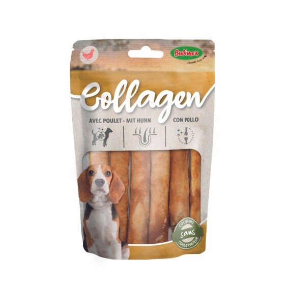 Friandises sticks de collagène pour chien Bubimex