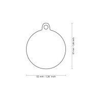 Médaille pour chien forme cœur personnalisable