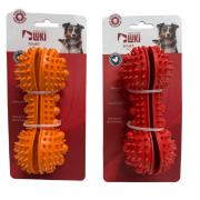 Jouet distributeur de friandises pour chien os en caoutchouc Mon Ami Luki