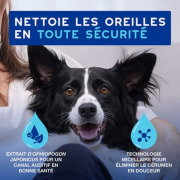 Nettoyant oreilles hypoallergénique chien & chat 120 ml