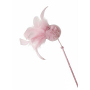 Canne à pêche pour chat avec plumes