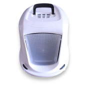 Maison de toilette blanche design pour chat Mon Ami Luki