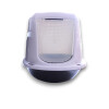 Maison de toilette blanche design pour chat Mon Ami Luki
