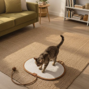 Tapis griffoir chat avec corde et balle Mon Ami Luki