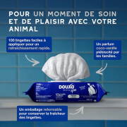 Lingettes multi‑usages Douxo Spa chien & chat