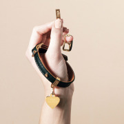 Médaille Basic ronde en laiton chromé