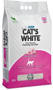 Cat’s White Baby Powder 10 L – Litière agglomérante chat