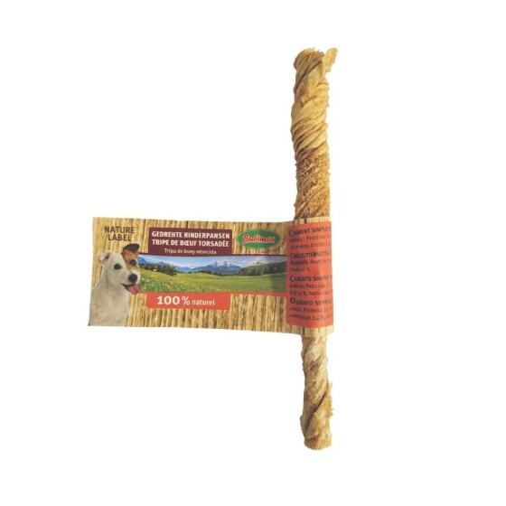Tripe de bœuf torsadée pour chien Bubimex