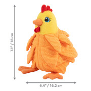 Peluche KONG Layerz Forage Coq d’enrichissement chien M